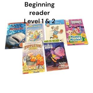 Reader beginning level 1 & 2  6 used condition books 📕 we added a few extras